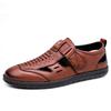 2025 Summer Sandals Soft Sole Soft Surface Casual Breathable Men's Shoes Hollow Men's New Velcro Hole Shoes 20259