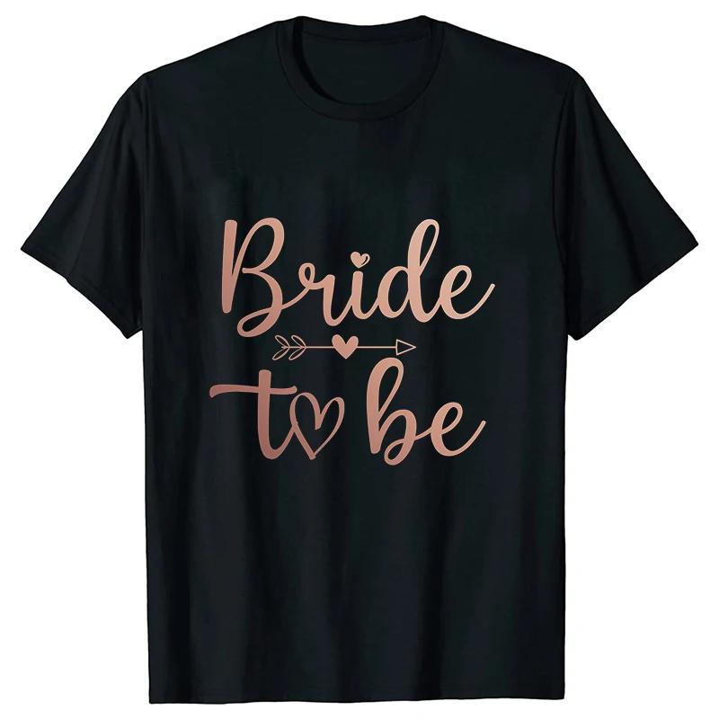 Verlobung Braut Hochzeit Party T-shirt Team Braut Kader Brautjungfer Tops Maid of Honour T-shirt Bachelorette Hen Party EVJF Tees