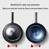 Zhangqiu Handsmidd Gjutjärn Non-Stick Wok