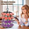 Coffee Pods Holder 40 Capacity Storage Organizer 360 Degrees Rotation Stand Metal Coffee Capsule Holder for Kitchen Counter