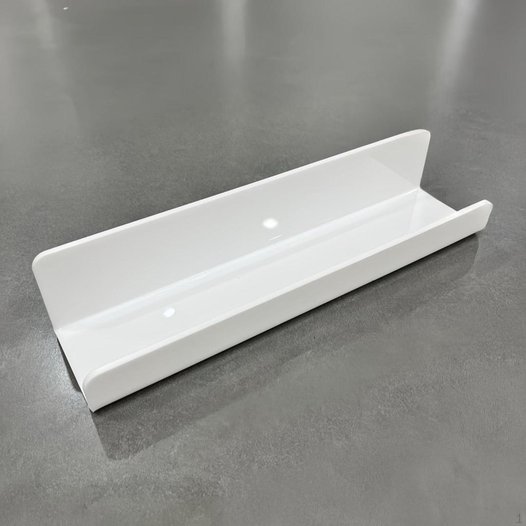 UShaped Surfacemounted Shelf Drill Installation Display Transparent Design Household Storage