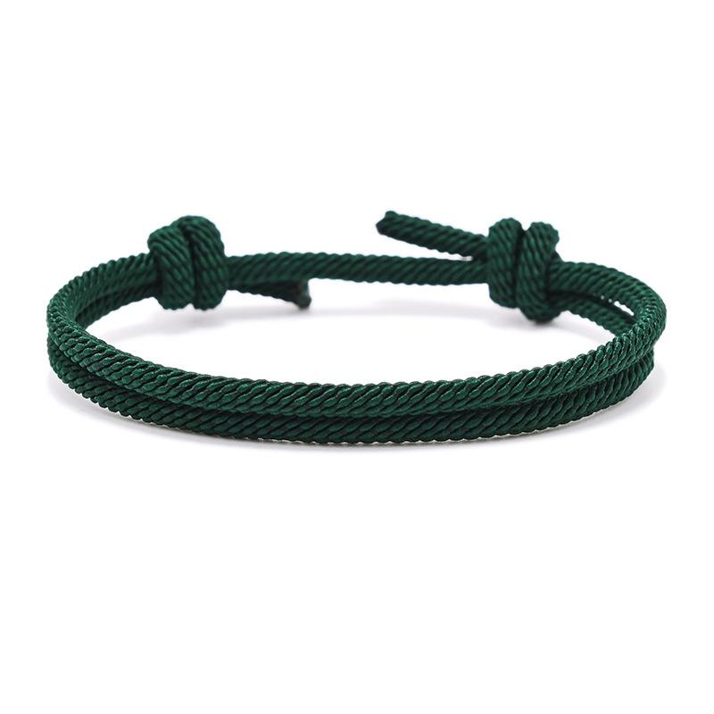 Meetvii Simple Milan Rope Bracelets Men Women Handmade Adjustable Red Thread Couple Bracelets Best Friend Gift Jewelry