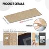 2Pack Total 78.7"x15.8" Cat Scratch Mat for Cat Couch Furniture and Wall Protector | Trimmable Self-Adhesive Carpet Climb Cat Scratcher for Covering