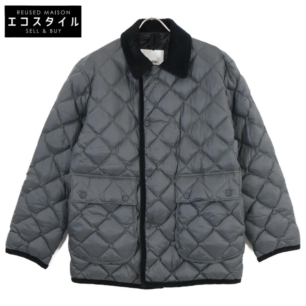 GYMPHLEX Gray 19A-KW-004 Corduroy Zip-Up Jacket Jacket S grayUsed