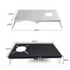 Klappöfen Tischbrenner Halterung Aluminiumlegierung Isolierter Tisch Klapphitzeschild Ofen