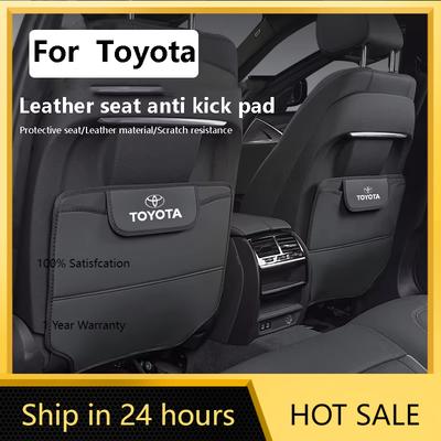 2026 Hot For Toyota Hub Caps Car Seat Back Anti Kick Cover Leather Protector Pad For  Toyota Corolla Camry Asian Dragon Supra Hi