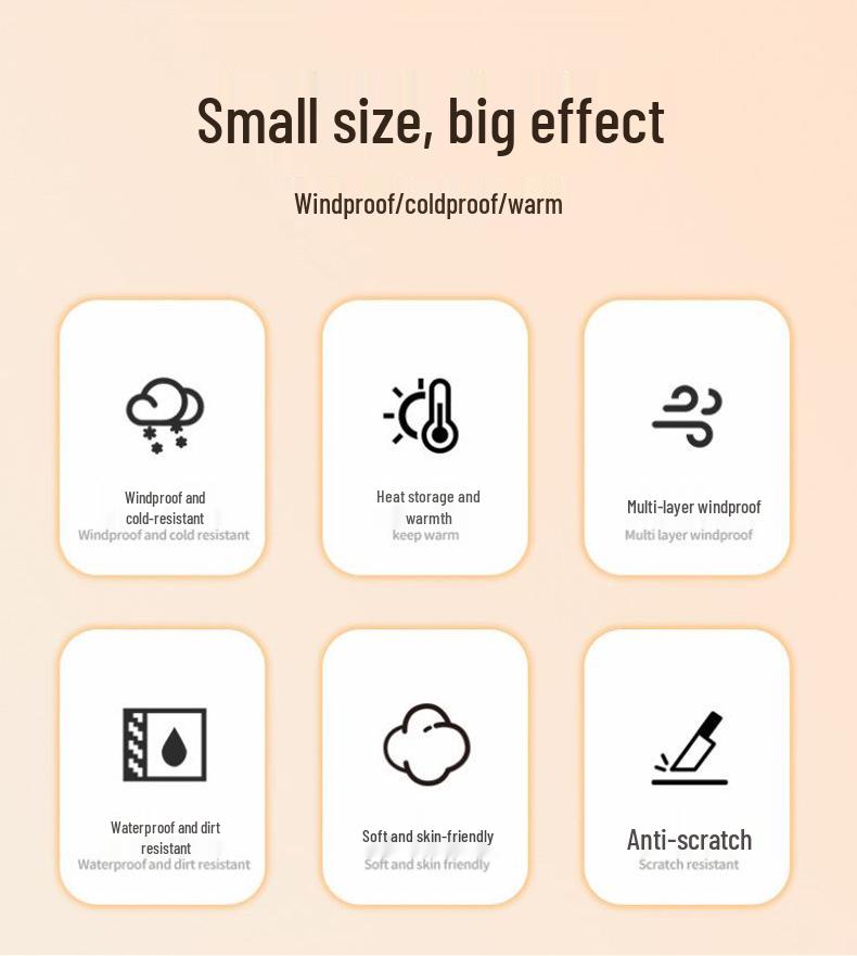 Winddichte & Wasserdichte Winter-Lenkerhandschuhe mit Fleece-Futter für Elektrofahrzeuge & Motorräder