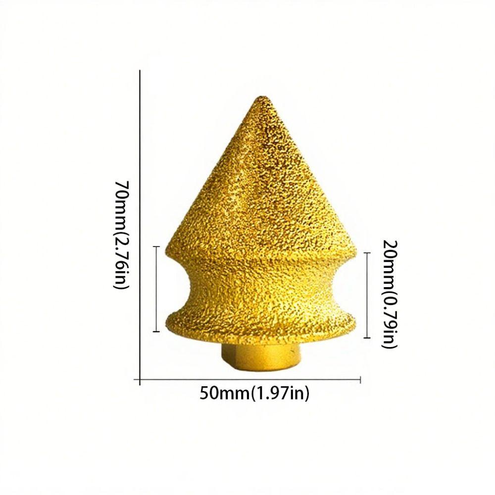 Round Shape Enlarged Hole Opener M10 Size Grinding Wheel Edge Grinding Tool  Stone Carving