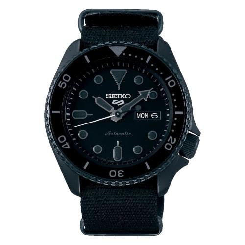 Seiko Watch Five Sports Street Style SBSA025 Men's Black