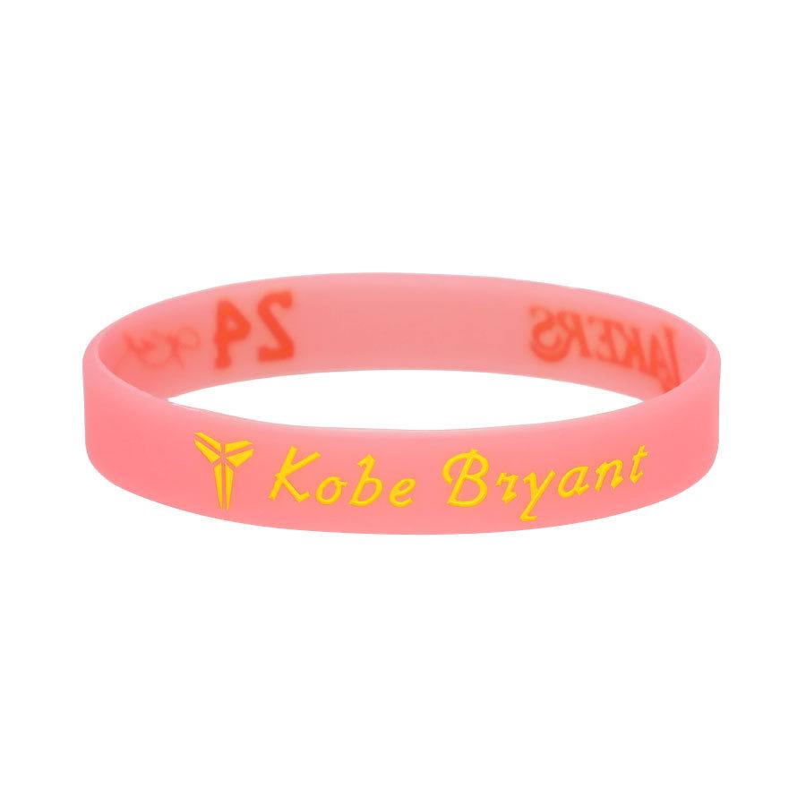 Douyin Popular NBA Star Signature Luminous Silicone Sports Bracelet/Wristband