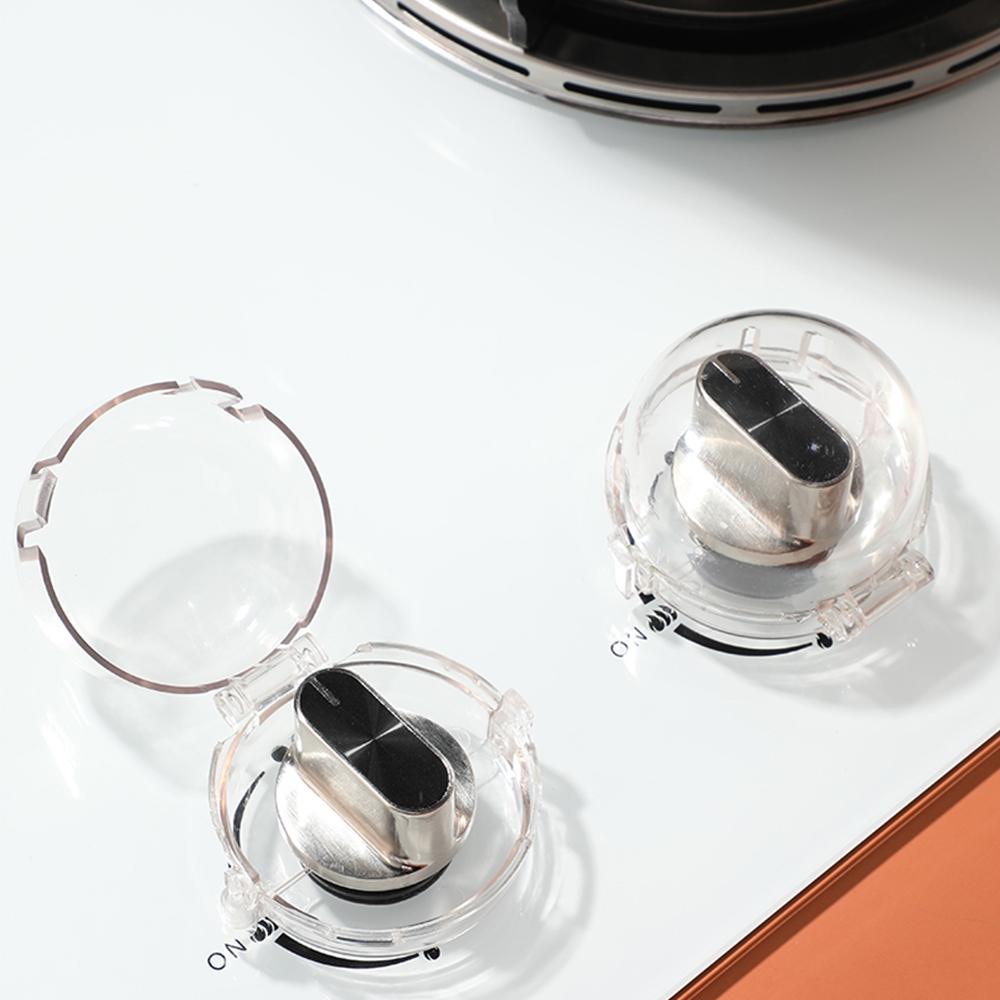 2Pcs Gas Stove Knob Covers for Baby Safety Home Kitchen Kids Child Protection Switch Protector