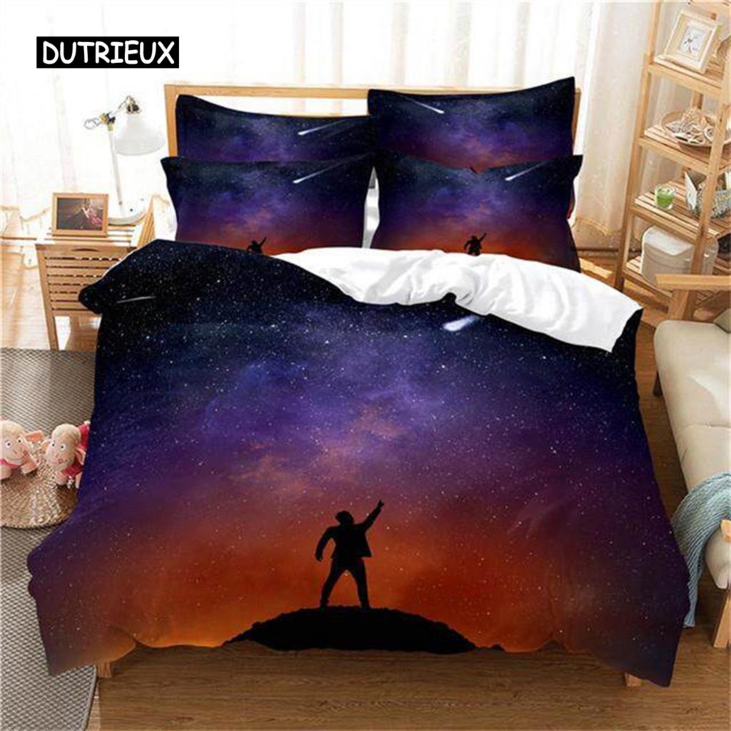Beach Scenery Duvet Cover Summer Hawaii Landscape Bedding Set Twin Full King For Girl Boys Microfiber Tropical Trees Quilt Cover