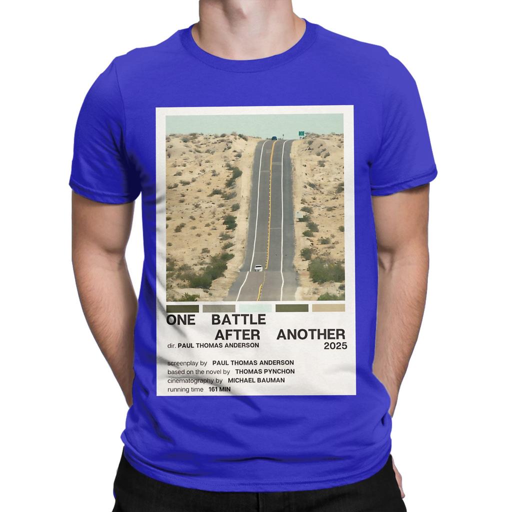 Ein Kampf nach dem anderen Filmplakat Grafik 100% Baumwolle T-Shirt Ein Kampf nach dem anderen T-Shirts Oberteile Für Unisex