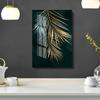 Nordic Decoration Golden Leaf Canvas Abstract Painting Wall Art Poster and Print Decorative Pictures for Living Room Home Decor