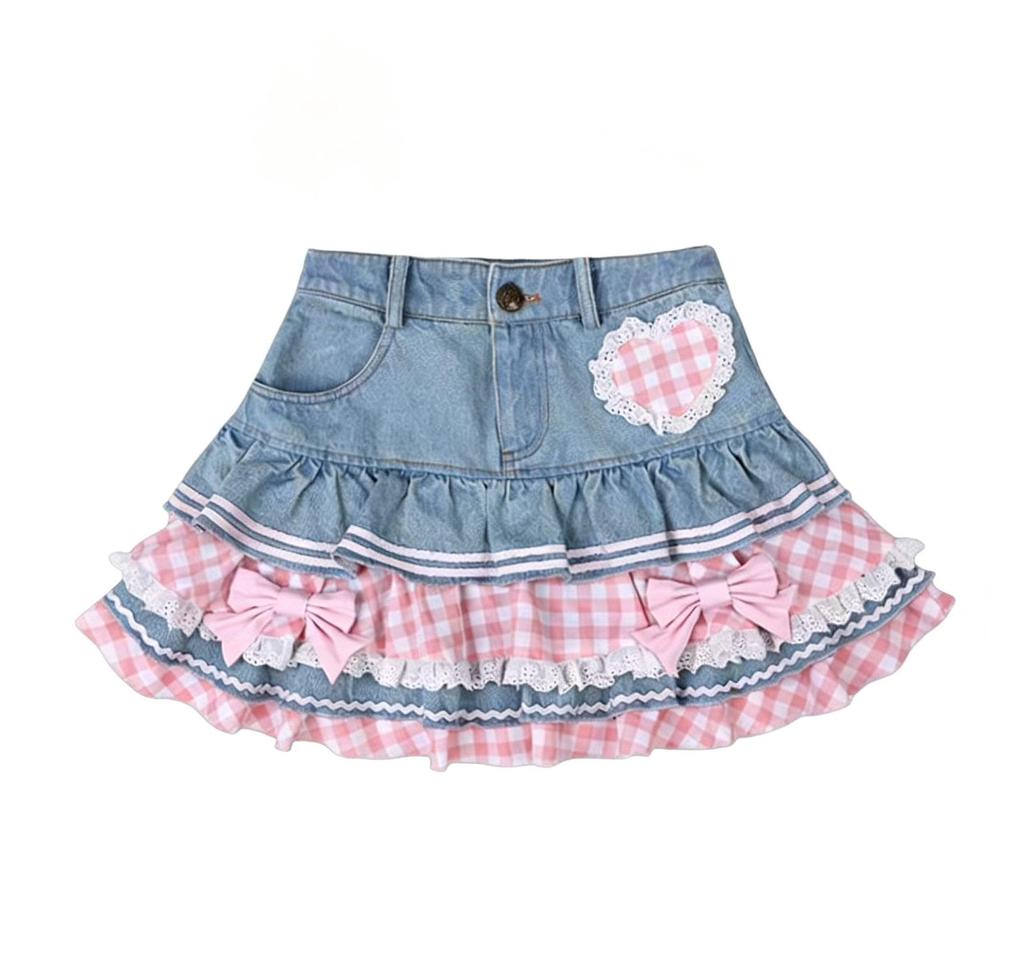 European Cute Japanese Bow Ruffle Long Sleeve Women's Shirt