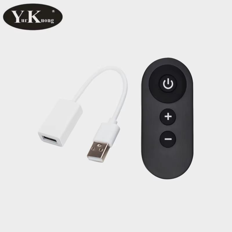 

5V USB Remote Control for LED Strips, Water Pumps, Fans, Night Lights, and Cabinet Dimming, 2A