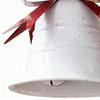 Christmas Bell Holiday Pendants with Bow Christmas Tree Hanging Ornaments for Home Dinner School Restaurant Cafe Shopping Mall