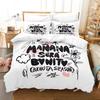 Karol G Manana Sera Bonito Bichota Bedding Set Printed Duvet Cover Sheet Pillowcase Bed Soft Quilt Cover Full Queen King Size