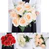 Silk Rose Artificial Flowers For Wedding Hotel And Photography Props