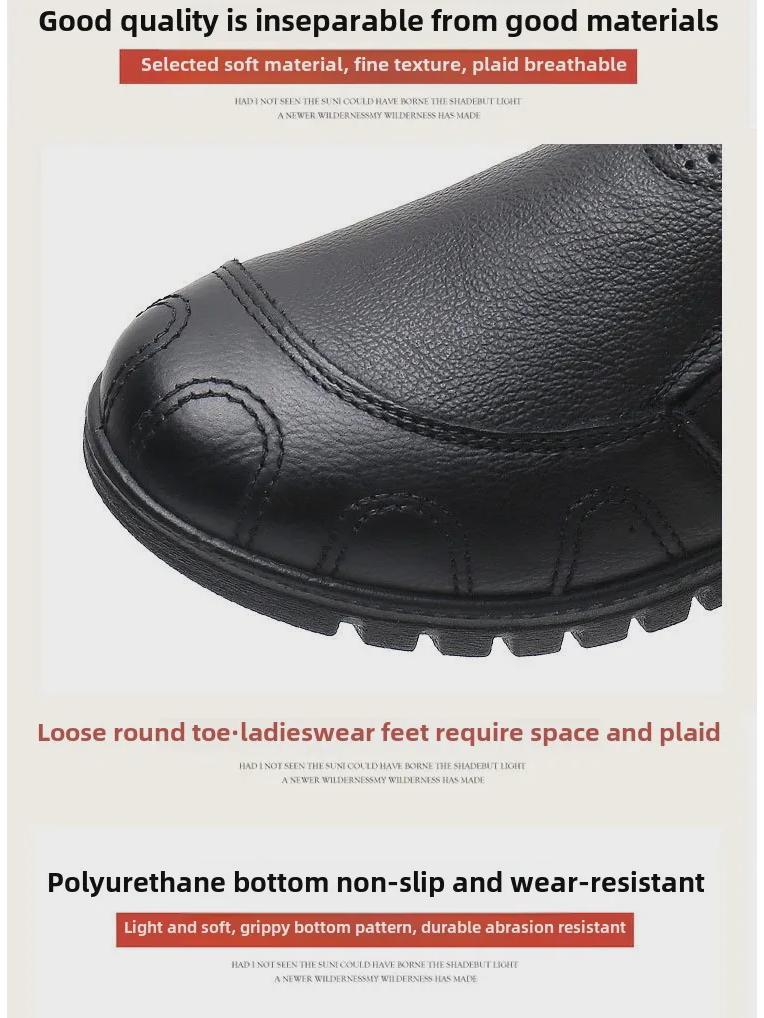 Stylish Flat Heel Soft Sole Shoes for Elderly Women