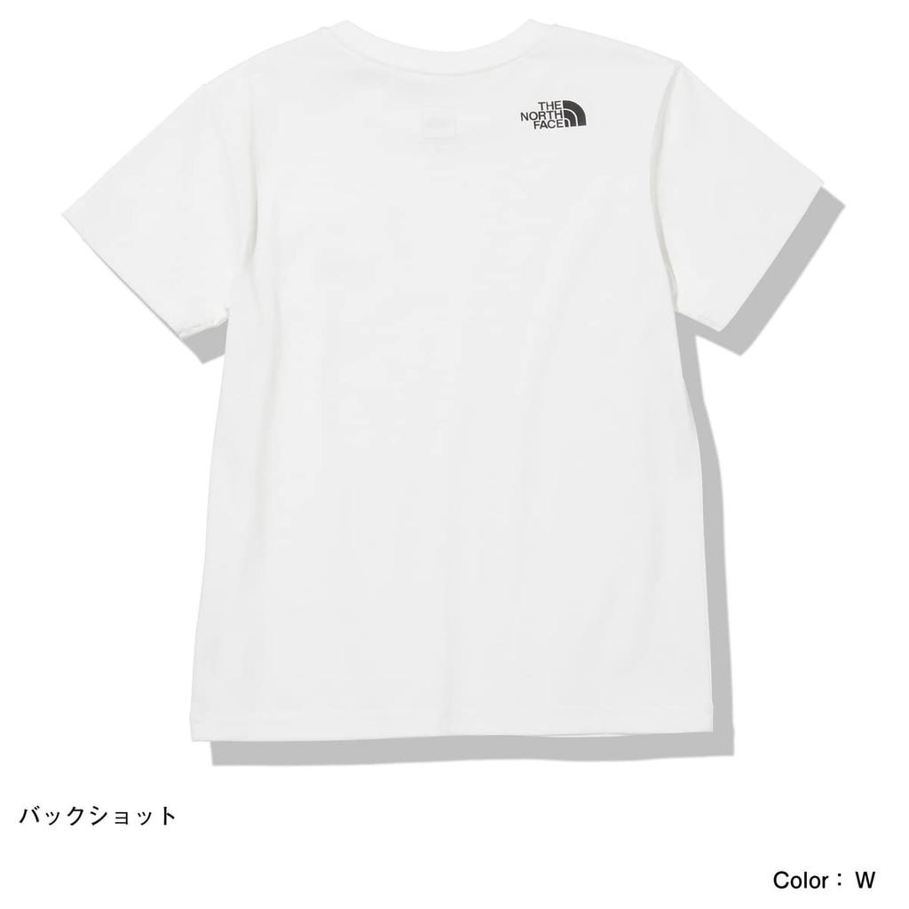 The North Face Short Sleeve Pocket Size NTJ32265 Tee, Kids', White, 120,