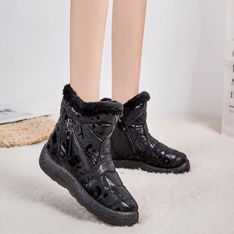 NeuWasserdichte Damen-Schneestiefel in Übergröße #KLYZ2022J-49