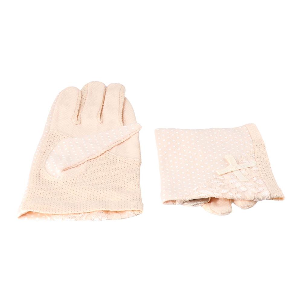 Women Breathable Slip Resistant Anti Uv Sunscreen Gloves Lace Gloves Driving Glove