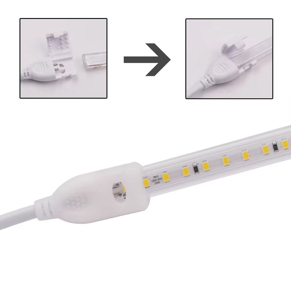 1Pcs 110V/220V Light Bar Connector High Voltage COB LED Light Accessories New Light Strip Plug