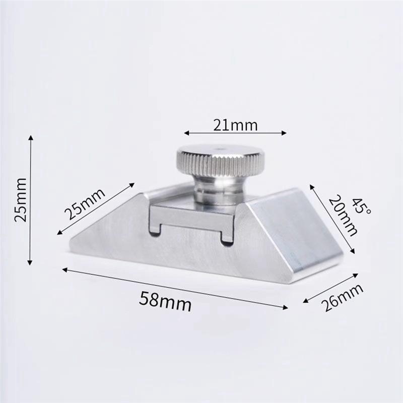 Manual Hand Grinding Tool Fixture 3Pcs Aluminum Alloy Sandpaper Holder Clip Planer Polishing Diy Model Manual