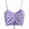 New Summer Hot Girl Design Trendy and Fashionable Fur Drawstring Suspender Vest Underwear for Women