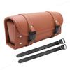 Retro Motorcycle Saddle Bags Black/Brown Leather Motorbike Side Tool Tail Bag PU Luggage Borsello Moto for Harley Universal