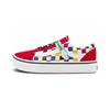 Old Skool Canvas Low Top Kids' Skateboarding Shoes Red White Blue Multicolor Children Aged 3 7 Years Old VN0A4U1Q2JR