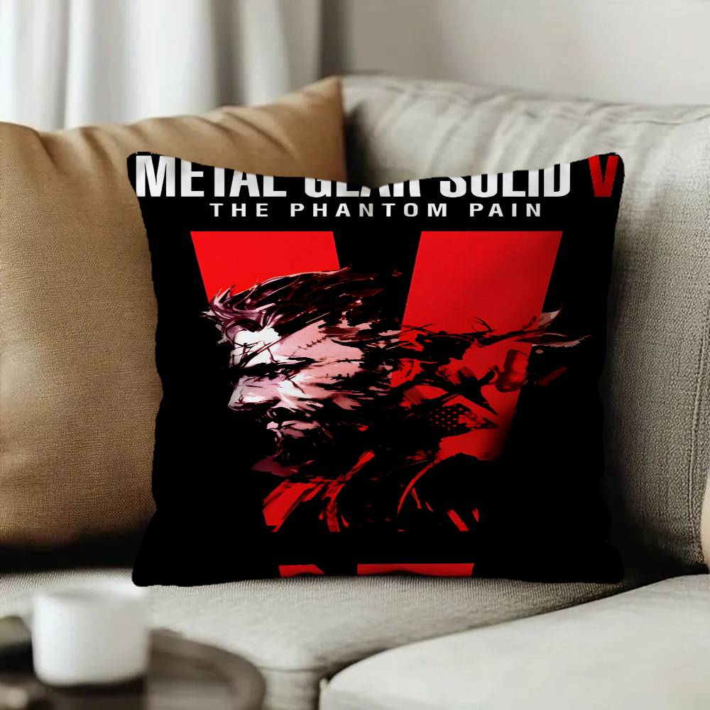 Game Metal Gear Solid Solid 2 3 4 Lucky Dragon pillow cover sofa cushion cover home room decoration children gift
