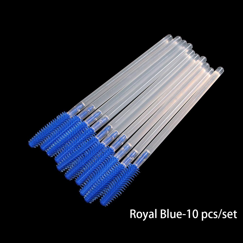 Transparent Silicone Eyebrow Comb Spoolers Eye Lashes Mascara Wand Applicator Disposable Eyebrow Brush for Eyelash Extension