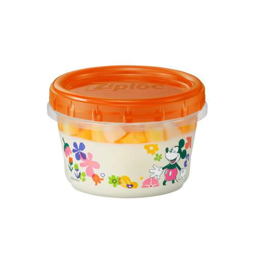 Ziploc [Limited Edition Design] Ziploc Set: 1 Screw Lock 473ml & 1 Screw Lock 730ml & 1 Rectangular Container 480ml & 820ml (1 each)