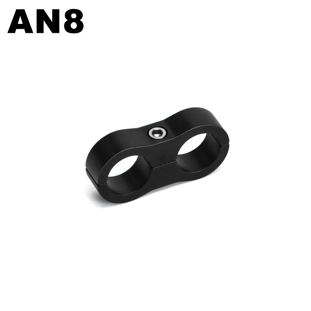 1 STK Universal Aluminium AN4 AN6 AN8 AN10 Geflochtener Gummi-Schlauchleitung Klemme Verteiler Billet Öl Kraftstoff Wasser Schlauchrohr Separator Kit