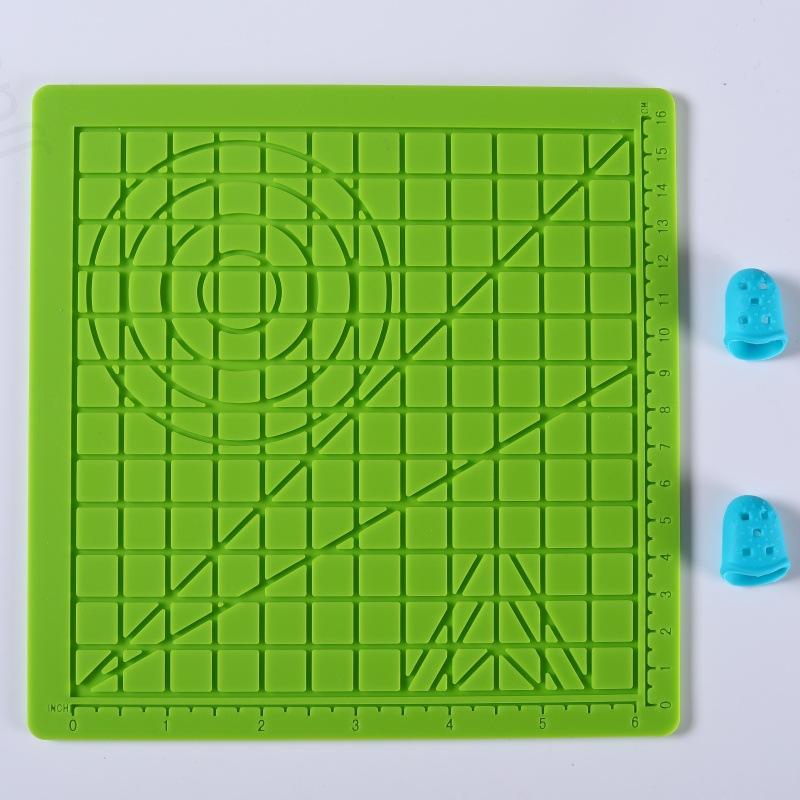 3D Baskı Kalemi Silikon Mat Kendin Yap 2 Parmak Koruyucu ile Şablon Çizim Aracı Silikon Ped Çocuklar Yetişkinler İçin Çizim Araçları