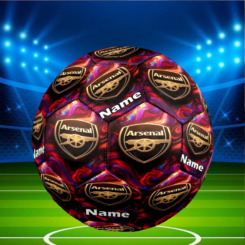 Custom Name Personalized Football team-A Print Size 5 Soccer Ball Training & Match Football, for Team, Kicking, Gift for Football Enthusiasts