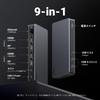 UGREEN Revodok Pro 209 Docking Station with 10 Gbps Data 2 HDMI 2 DP 1 Gbps RJ45 and 100W PD Fast Charging Port for MacBook Air and Galaxy S20 Devices