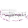 Solid Wood Bed with Headboard Black 200x200 cm