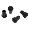hot! 4pcs Outdoor Wear-resisting Hiking Walking Stick Trekking Pole Tip End Rubber Caps Replacement Cap