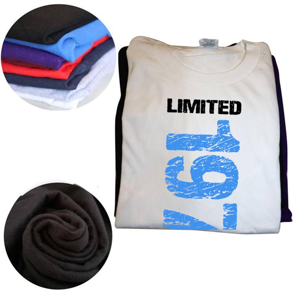 1972 Limited Edition 53th Birthday Born 1972 Unisex Neck Short Sleeve T-Shirt Casual Personalized Clothing Camisas Streetwear