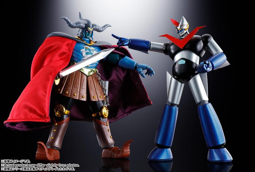 TAMASHII NATIONS Soul of Chogokin Mazinger Z the Dark General Dark approximately and fabric action figure vs. GX-110 General, 210mm, ABS, die-cast,