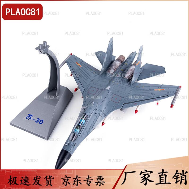 PLAOC81 Su-30 Fighter Jet Scale Model