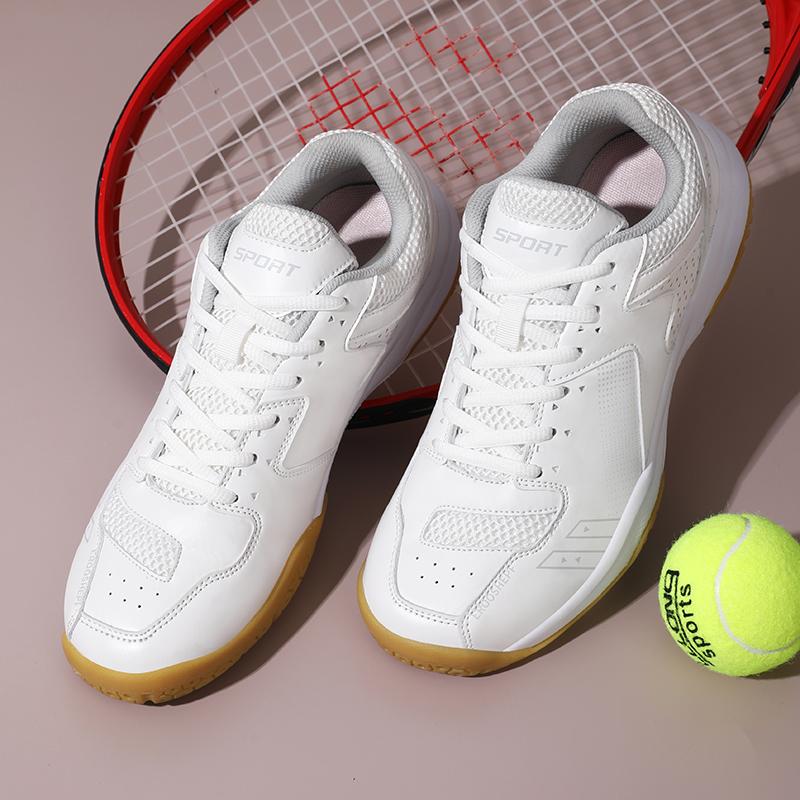 36-45 Couple Plus Size Shock-absorbing Anti Slip Wear-resistant Breathable Tennis Shoes Table Tennis Shoes Badminton Training Shoes
