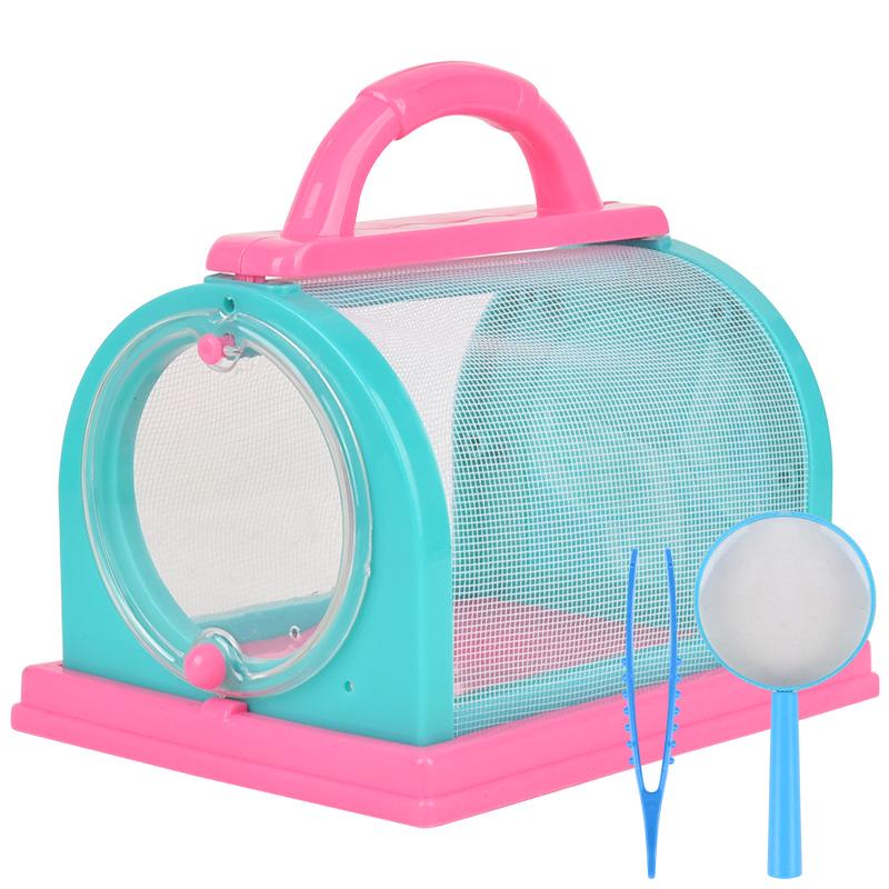 

Детский портативный набор для наблюдения за насекомыми и лупа для исследования на открытом воздухе