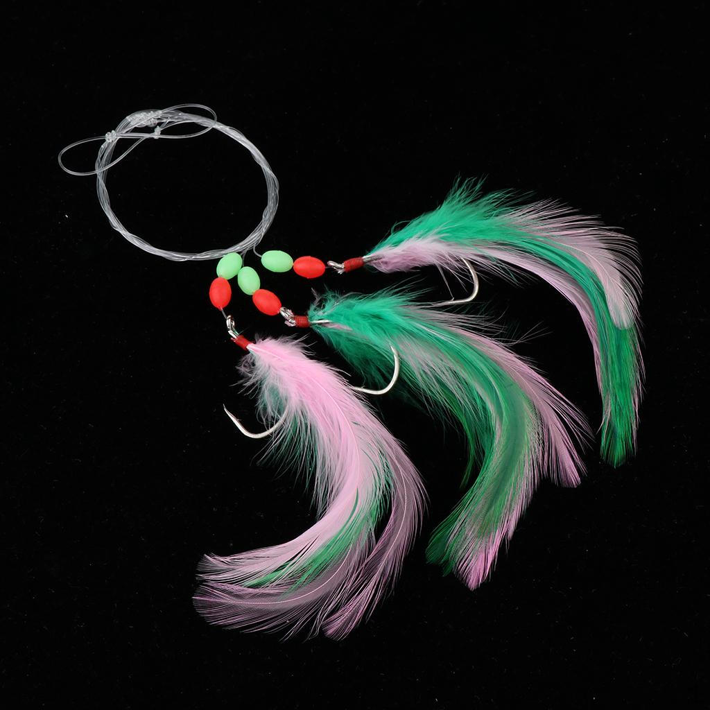 

Fishing Mackerel Rigs Skirt Trolling Marlin for Bass, , Mackerel, Bluefish and Pink and Green