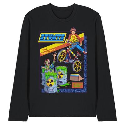 Steven Rhodes Unisex Adult Stunts For Beginners Long-Sleeved T-Shirt