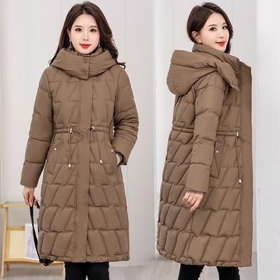 Down Padded Jacket Women's Jacket Winter Long Padded Jacket New Medium Slim Padded Jacket Jacket Thick
