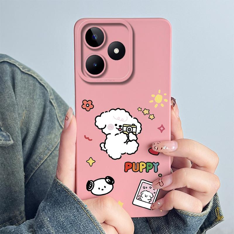 For Realme C51 RMX3830 C53 Note 50 RMX3834 Phone Case Funda Soft Silicone Sweet Painted Lovely Printed Protective Cover Coque